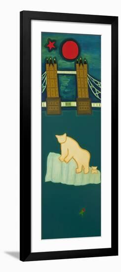 The Polar Bear and His Cub Visit London, 2009-Cristina Rodriguez-Framed Giclee Print