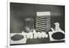 The Polar Party's Sledging Ration (Pemmican, biscuits, butter, cocoa, sugar and tea)', 1911-Herbert Ponting-Framed Photographic Print