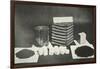 The Polar Party's Sledging Ration (Pemmican, biscuits, butter, cocoa, sugar and tea)', 1911-Herbert Ponting-Framed Photographic Print