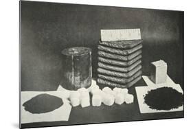 The Polar Party's Sledging Ration (Pemmican, biscuits, butter, cocoa, sugar and tea)', 1911-Herbert Ponting-Mounted Photographic Print