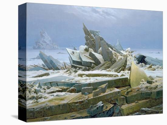 The Polar Sea, 1824-Caspar David Friedrich-Stretched Canvas