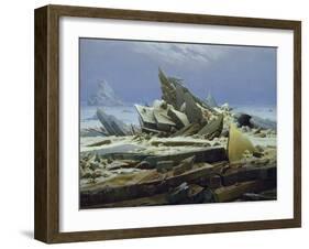 The Polar Sea (The Failed Hope), about 1823/24-Caspar David Friedrich-Framed Giclee Print