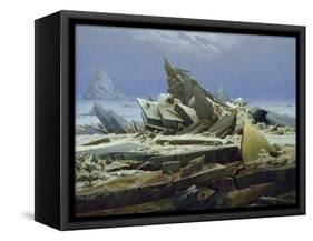 The Polar Sea (The Failed Hope), about 1823/24-Caspar David Friedrich-Framed Stretched Canvas