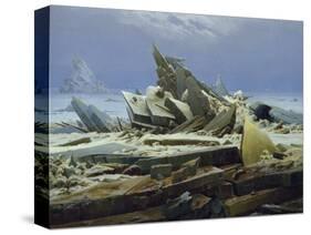 The Polar Sea (The Failed Hope), about 1823/24-Caspar David Friedrich-Stretched Canvas