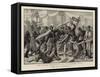 The Police Breaking Up an Unauthorised Stand-Charles Joseph Staniland-Framed Stretched Canvas