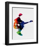 The Police Watercolor-Lora Feldman-Framed Art Print