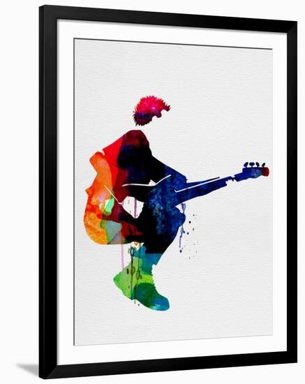 The Police Watercolor-Lora Feldman-Framed Art Print