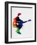 The Police Watercolor-Lora Feldman-Framed Art Print