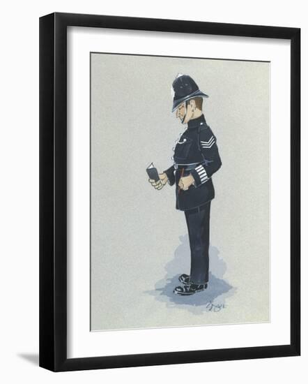 The Policeman-Simon Dyer-Framed Premium Giclee Print