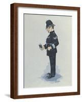 The Policeman-Simon Dyer-Framed Premium Giclee Print