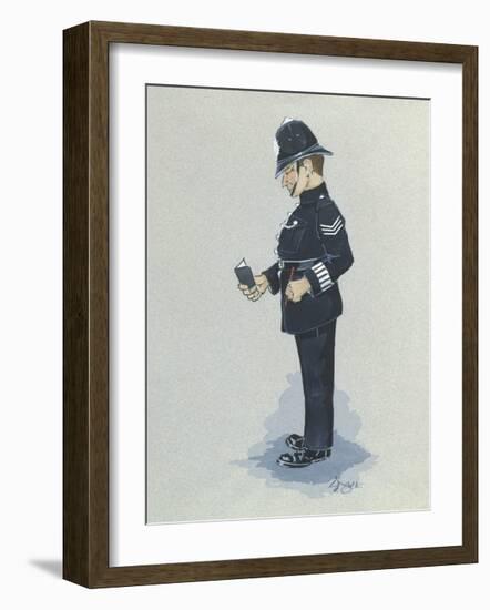 The Policeman-Simon Dyer-Framed Premium Giclee Print