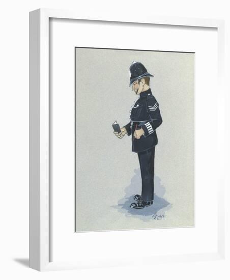 The Policeman-Simon Dyer-Framed Premium Giclee Print