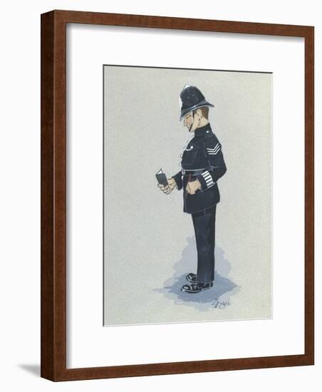 The Policeman-Simon Dyer-Framed Premium Giclee Print
