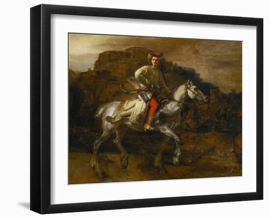 The Polish Rider, C.1655 (Oil on Canvas)-Rembrandt Harmensz van Rijn-Framed Giclee Print