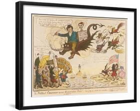 The Political Champion Turned Resurrection Man! -Out of Thy Own Mouth Will Condemn Thee.., 1819-Isaac Robert Cruikshank-Framed Giclee Print