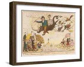 The Political Champion Turned Resurrection Man! -Out of Thy Own Mouth Will Condemn Thee.., 1819-Isaac Robert Cruikshank-Framed Giclee Print