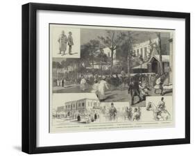 The Political Crisis in Egypt, Sketches at Cairo-Charles Auguste Loye-Framed Giclee Print