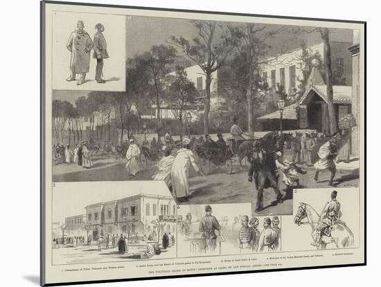 The Political Crisis in Egypt, Sketches at Cairo-Charles Auguste Loye-Mounted Giclee Print