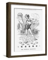 The Political Egg-Dance, 1867-John Tenniel-Framed Giclee Print