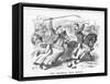 The Political Polo Match, 1885-Joseph Swain-Framed Stretched Canvas