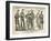 The Political Siamese Twins, the Offspring of Chicago Miscegenation, 1864-Currier & Ives-Framed Giclee Print