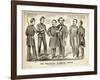 The Political Siamese Twins, the Offspring of Chicago Miscegenation, 1864-Currier & Ives-Framed Giclee Print