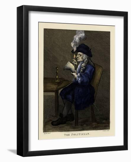 The Politician by William Hogarth-William Hogarth-Framed Giclee Print
