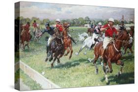 The Polo Game-Ludwig Koch-Stretched Canvas