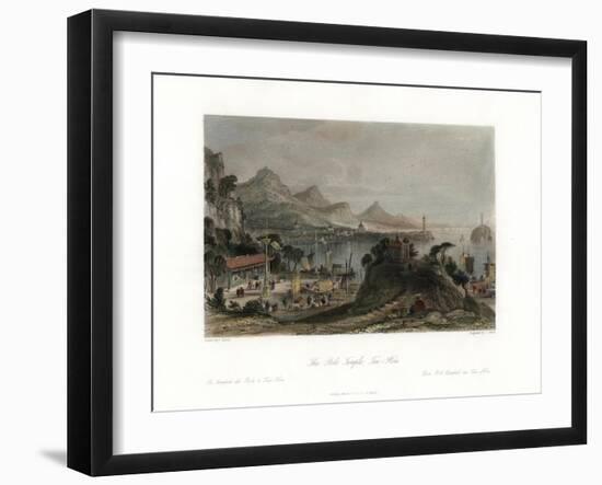 The Polo Temple, Tai-Hou, China, C1840-J Sands-Framed Giclee Print