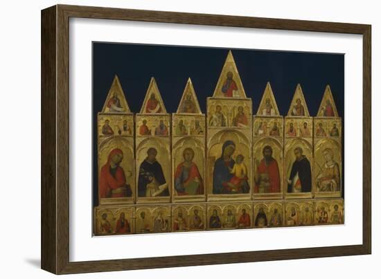 The Polyptych of Pisa, 1320-Simone Martini-Framed Giclee Print