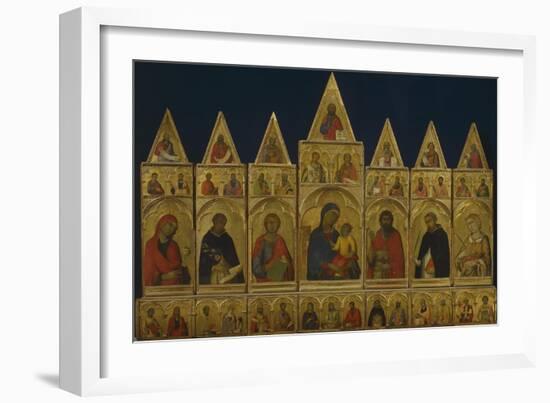 The Polyptych of Pisa, 1320-Simone Martini-Framed Giclee Print