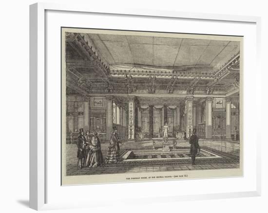 The Pompeian Court, at the Crystal Palace-null-Framed Giclee Print