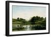 The Pond at Gylieu, 1853-Charles Francois Daubigny-Framed Giclee Print