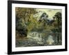 The Pond at Montfoucault; L'Etang De Montfoucault, 1874-Camille Pissarro-Framed Premium Giclee Print