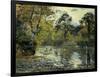 The Pond at Montfoucault; L'Etang De Montfoucault, 1874-Camille Pissarro-Framed Giclee Print