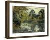 The Pond at Montfoucault; L'Etang De Montfoucault, 1874-Camille Pissarro-Framed Giclee Print