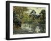 The Pond at Montfoucault; L'Etang De Montfoucault, 1874-Camille Pissarro-Framed Giclee Print