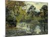 The Pond at Montfoucault; L'Etang De Montfoucault, 1874-Camille Pissarro-Mounted Premium Giclee Print