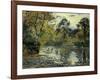 The Pond at Montfoucault; L'Etang De Montfoucault, 1874-Camille Pissarro-Framed Giclee Print