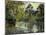 The Pond at Montfoucault-Camille Pissarro-Mounted Giclee Print