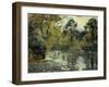 The Pond at Montfoucault-Camille Pissarro-Framed Giclee Print