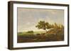 The Pond at the Foot of the Hill, C.1848-55-Theodore Rousseau-Framed Giclee Print