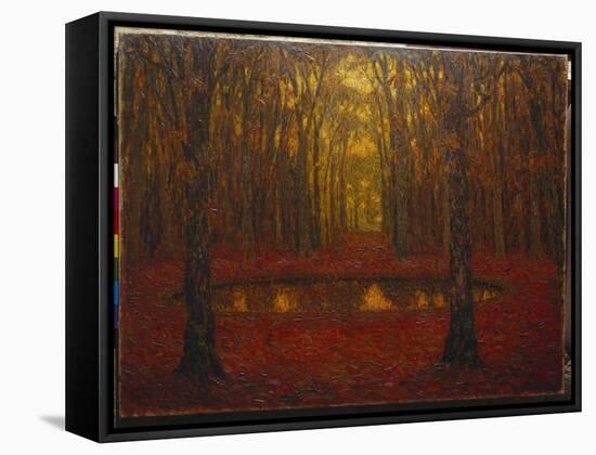 The Pond at Versailles in Autumn, 1916-Henri Eugene Augustin Le Sidaner-Framed Stretched Canvas