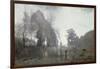 The Pond at Ville D'Avray, 1868-Jean-Baptiste-Camille Corot-Framed Giclee Print