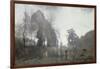 The Pond at Ville D'Avray, 1868-Jean-Baptiste-Camille Corot-Framed Giclee Print