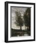 The Pond, Cowherd-Jean-Baptiste-Camille Corot-Framed Giclee Print