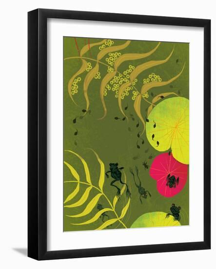 The Pond - Humpty Dumpty-Elisa Chavarri-Framed Giclee Print