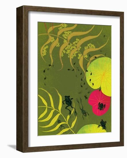 The Pond - Humpty Dumpty-Elisa Chavarri-Framed Premium Giclee Print