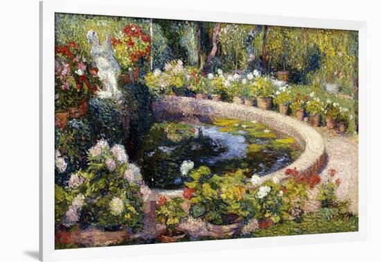 The Pond in Marquayrol, Le Bassin de Marquayrol, 1919-Henri Martin-Framed Giclee Print