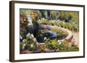 The Pond in Marquayrol, Le Bassin de Marquayrol, 1919-Henri Martin-Framed Giclee Print